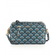 Miu Miu Madras Abstract-Print Camera Bag Blue-Multi