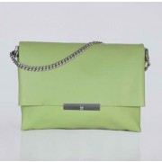 Celine Blade Flap Original Leather Shoulder Bag Light Green 3078A