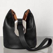 Bottega Veneta Drop Bag In Black Nappa Leather