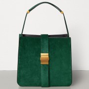 Bottega Veneta Marie Bag In Green Suede Leather