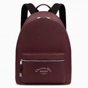 Dior Rider Rucksack Backpack In Burgundy Calfskin