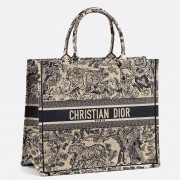 Dior Book Tote Toile De Jouy Bag