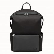 Fendi Black Nylon And Leather Backpack