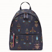 Fendi Black Nylon Slim Backpack