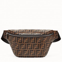 Fendi Belt Bag In Embossed FF Motif Calfskin