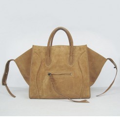 Celine Apricot Boston Suede Bags