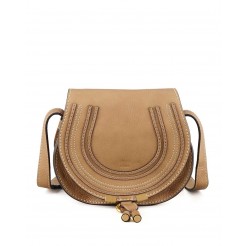 Chloe Marcie Small Saddle Bag Nut