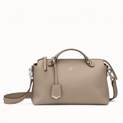 Fendi By The Way Medium Bag In Grey Calfskin