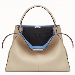 Fendi Beige Peekaboo X Lite Large Bag