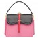 Prada Belle Bag In Pink/Black Calf Leather