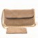 Celine Gourmette Suede Leather Shoulder Bag Khaki 3078