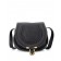 Chloe Marcie Small Saddle Bag Black
