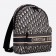 Dior Diortravel Backpack In Blue Oblique Technical Canvas
