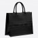 Dior Book Tote In Black Smooth Calfskin