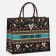 Dior Flowers And Hearts Book Tote In Multicolor Canvas
