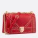 Dior Diorama Bag In Red Eyelets Lambskin