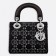 Dior Mini Lady Dior Satin With Rhinestones Bag With Chain
