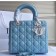 Dior Medium Lady Dior Bag In Celeste Lambskin
