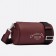 Dior Roller Pouch In Burgundy Grained Calfskin