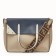 Fendi Flip Regular Tote Bag In Beige Calfskin Leather