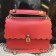 Fendi Kan I Scalloped Bag In Red Calfskin
