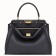 Fendi Peekaboo Medium Bag In Black Calfskin