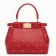Fendi Peekaboo XS Bag In Red Star Studs Nappa Leather